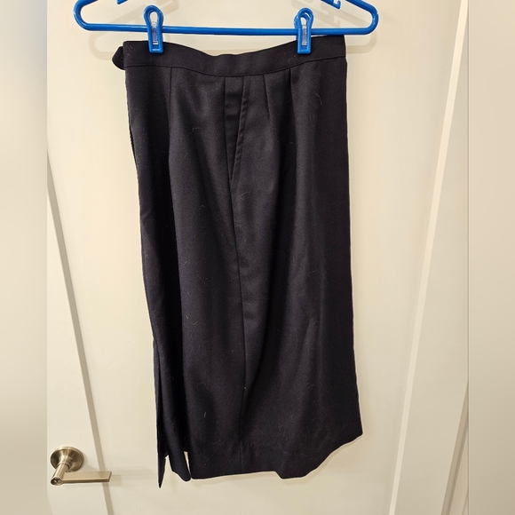 Austin Leeds Navy Blue Suit - 100% Wool - NWOT - Size 12 Vintage - Picture 4 of 11